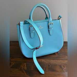 Kate Spade Iceberg Blue Charlotte Street Sylvie  Satchel